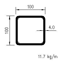 CFSHS 100x100x4,0
