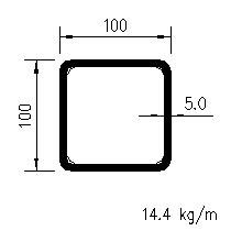 CFSHS 100x100x5,0