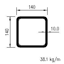 CFSHS 140x140x10,0
