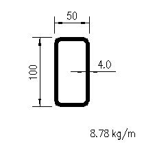 HFRHS 100x50x4,0