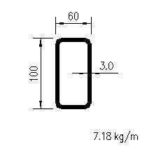 HFRHS 100x60x3,0